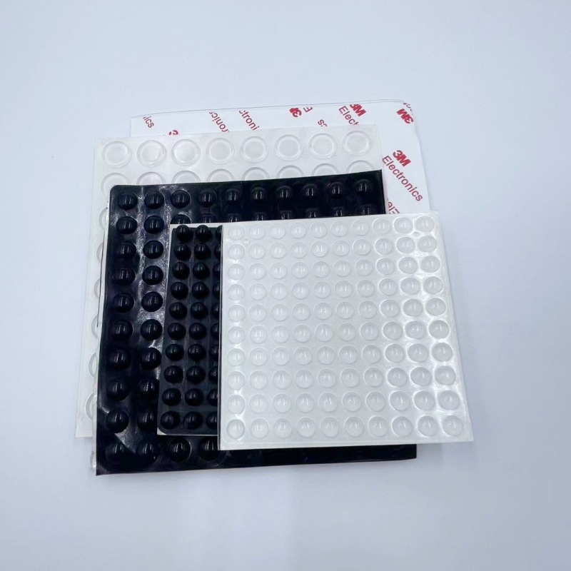 半圓形透明矽膠墊橡膠墊網格膠墊（diàn）耐高溫價格優（yōu）惠（huì）